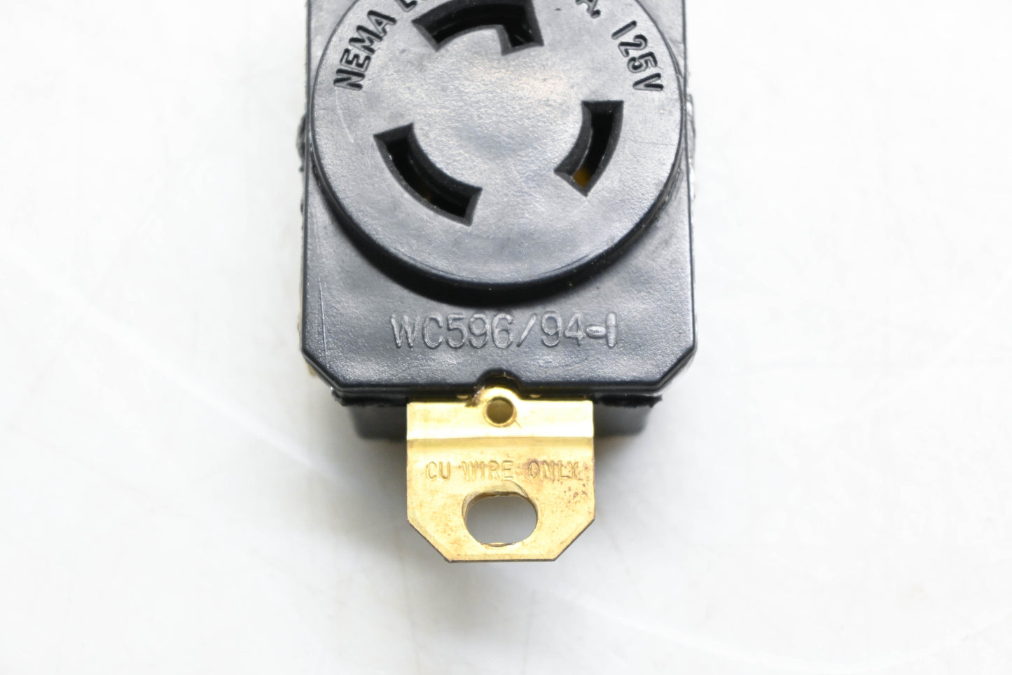 Leviton WC596/94-1 NEMA L5-20-R 20A 125V Twist Lock Receptacle