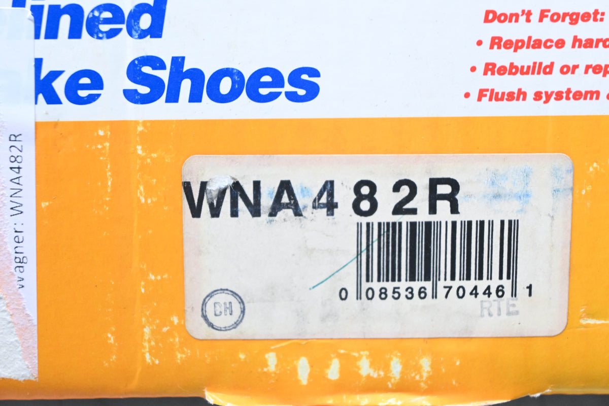 Wagner WNA482R Relinded Brake Shoe Kit NOS