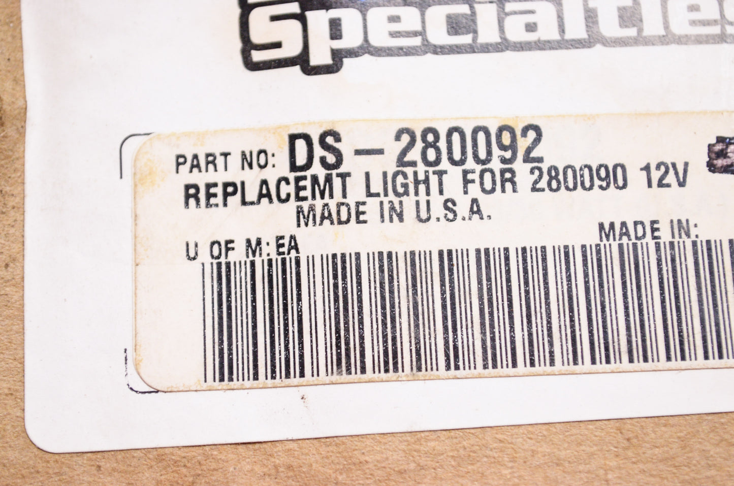 New Drag Specialties Wagner 12V H7616 Replacement Bulb Light 37.5W NOS