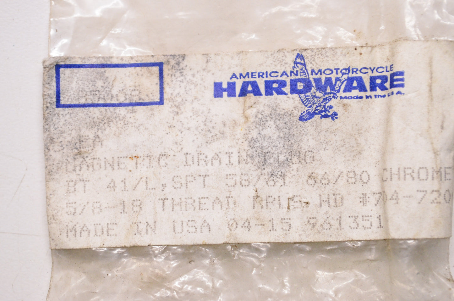 Magnetic Drain Plug Harley Davidson BT NOS