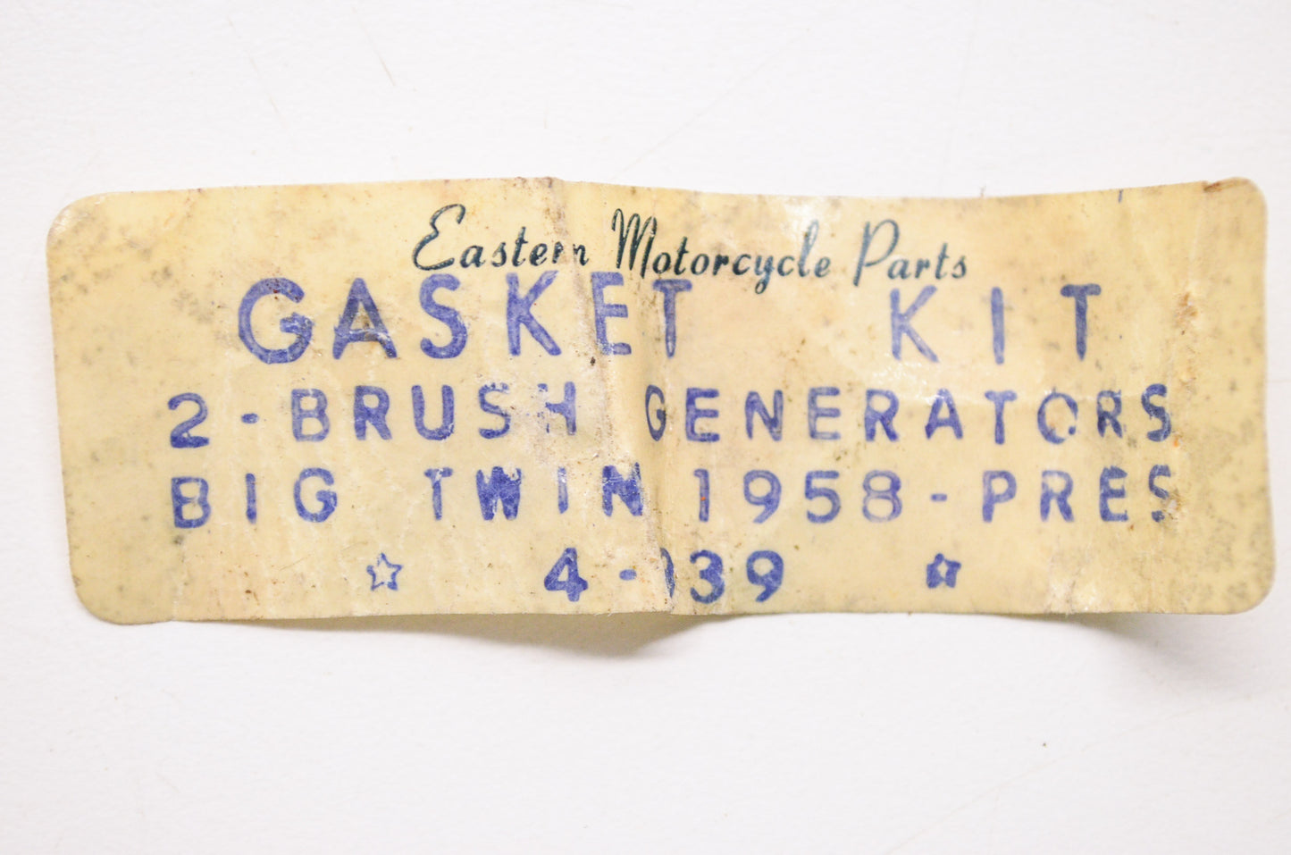 2 Brush Generator Gasket Kit Harley Davidson Big Twin NOS
