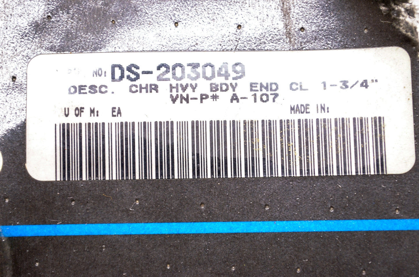 Chrome Heavy Duty Exhaust Clamp Assembly 1-3/4' NOS