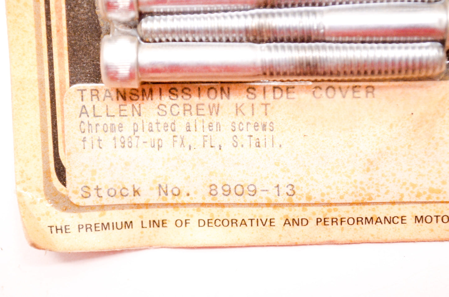 Transmission Side Cover Chrome Allen Screw Kit Harley Davidosn NOS