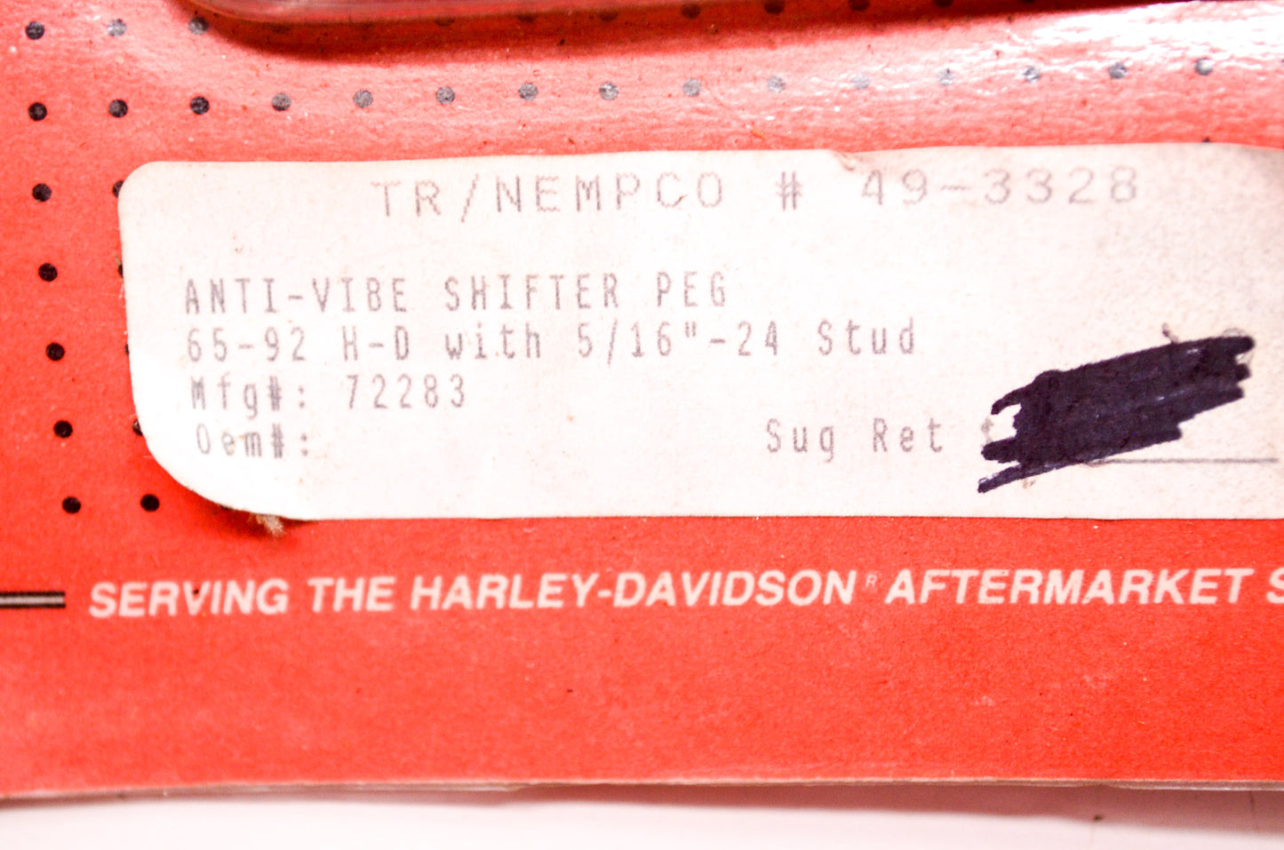 Anti-Vibration Shifter Peg Kit Harley Davidson NOS