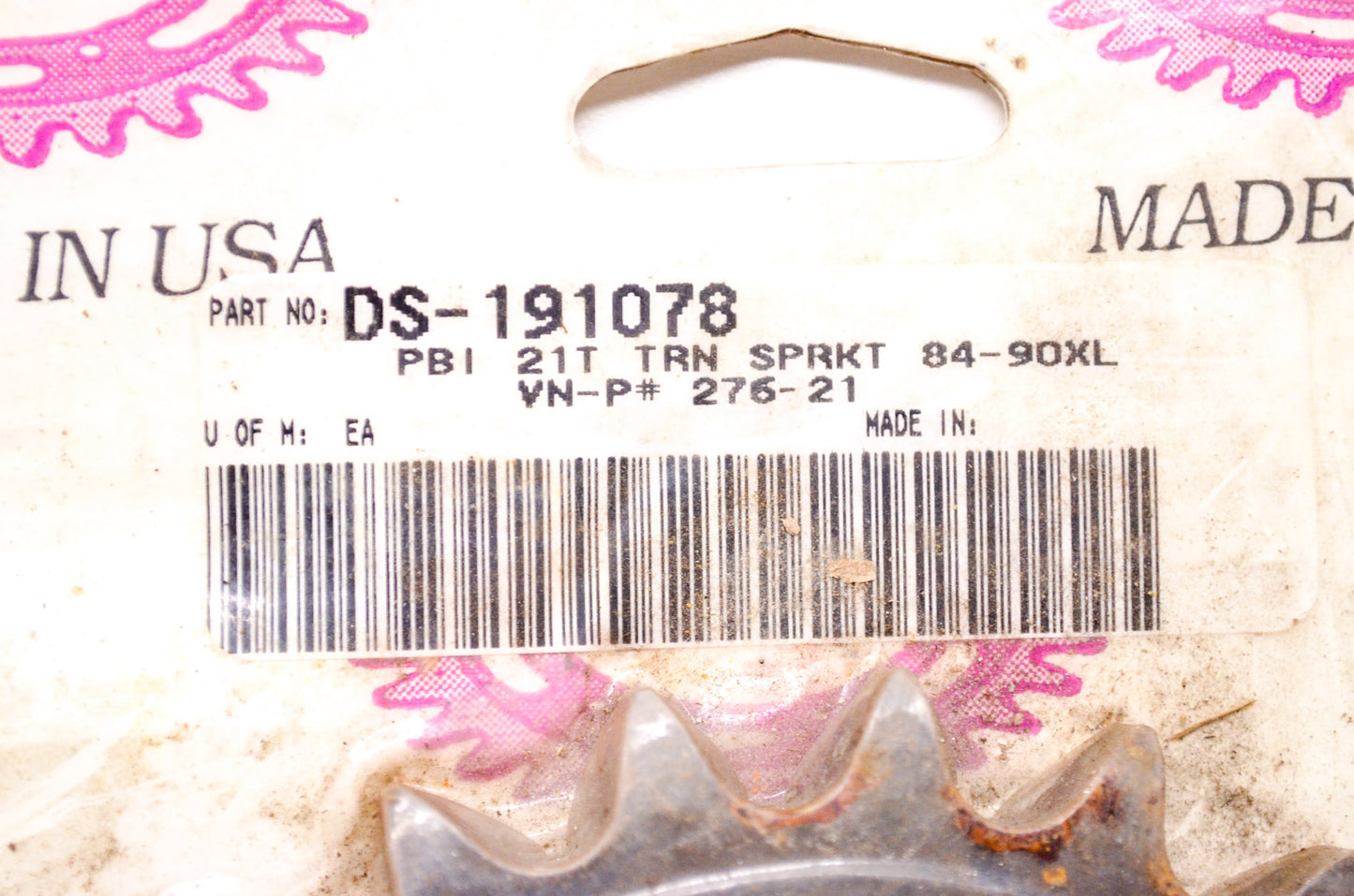 21T Sprocket Harley Davidson XL NOS