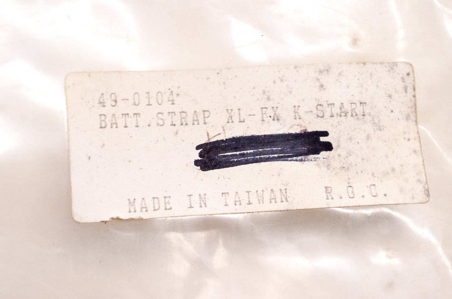 Thunder Road 49-0104 Battery Strap Assembly Harley Davidson XL FX Kickstart NOS