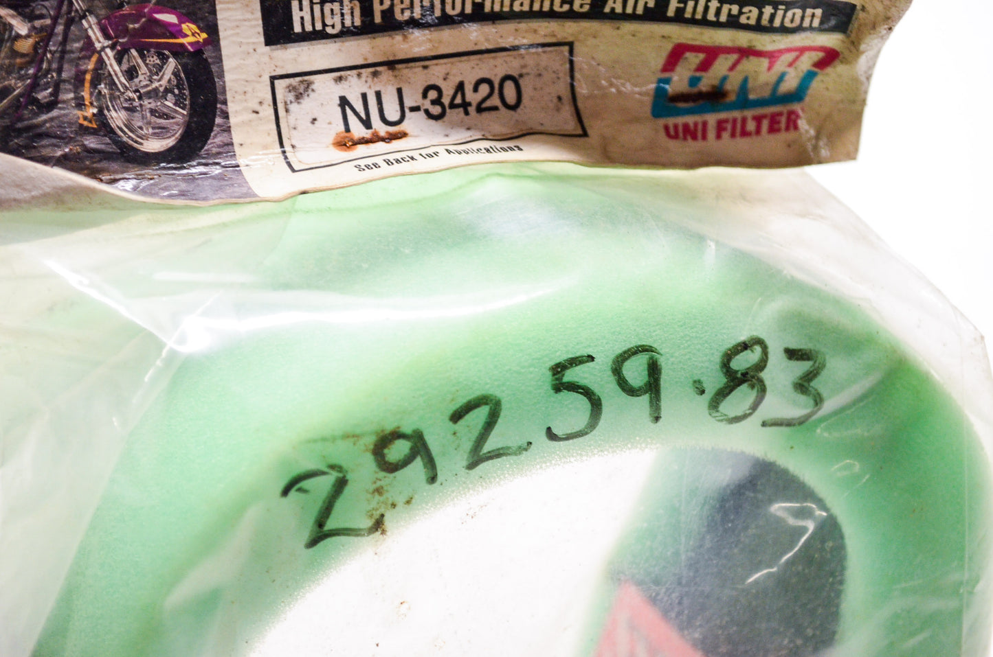 New UNI High Performance Harley Davidson Replacement Air Filter NOS