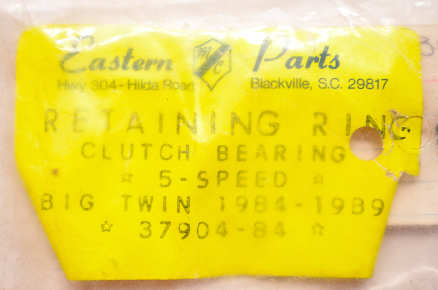 New Eastern Parts Retaining Ring Clutch Bearing Harley Davidson Big Twin NOS