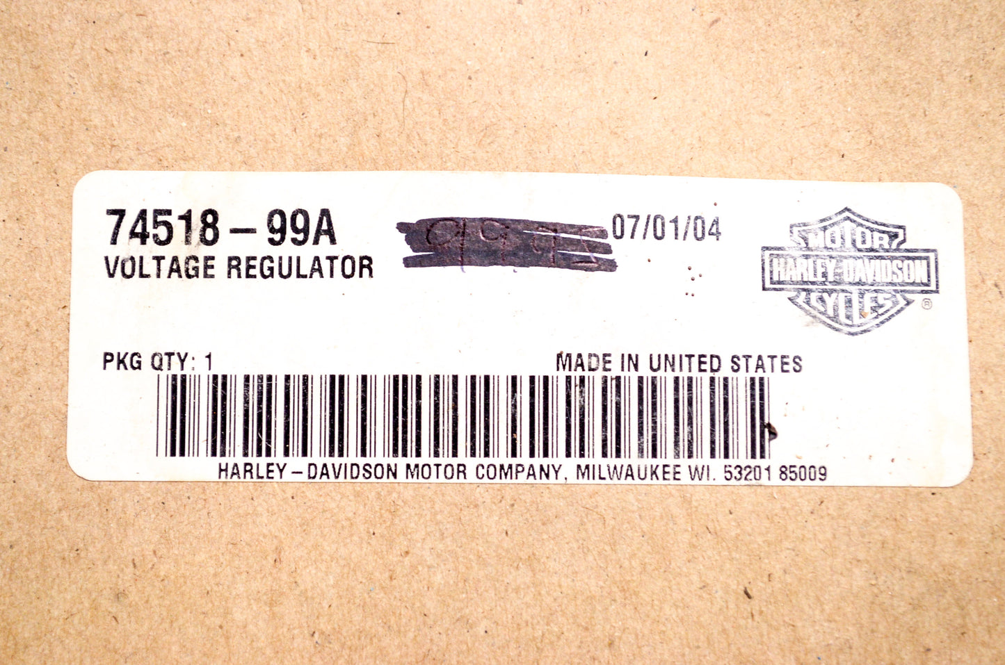 OEM Harley-Davidson 74518-99A Voltage Regulator
