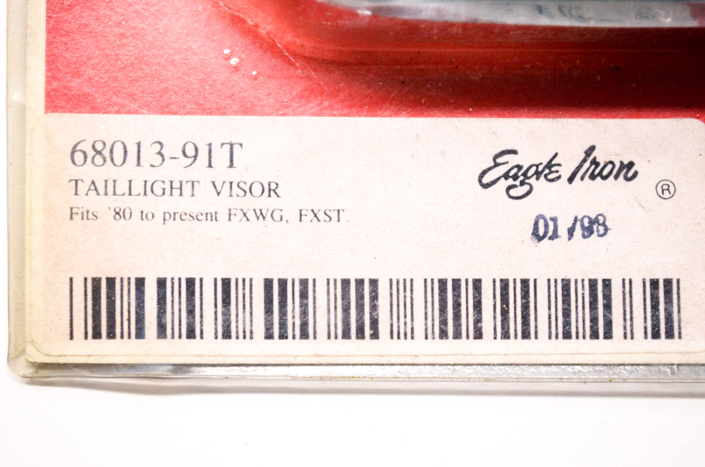 Eagle Iron 68013-91T Tail Light Visor FXWG FXST 80+ NOS