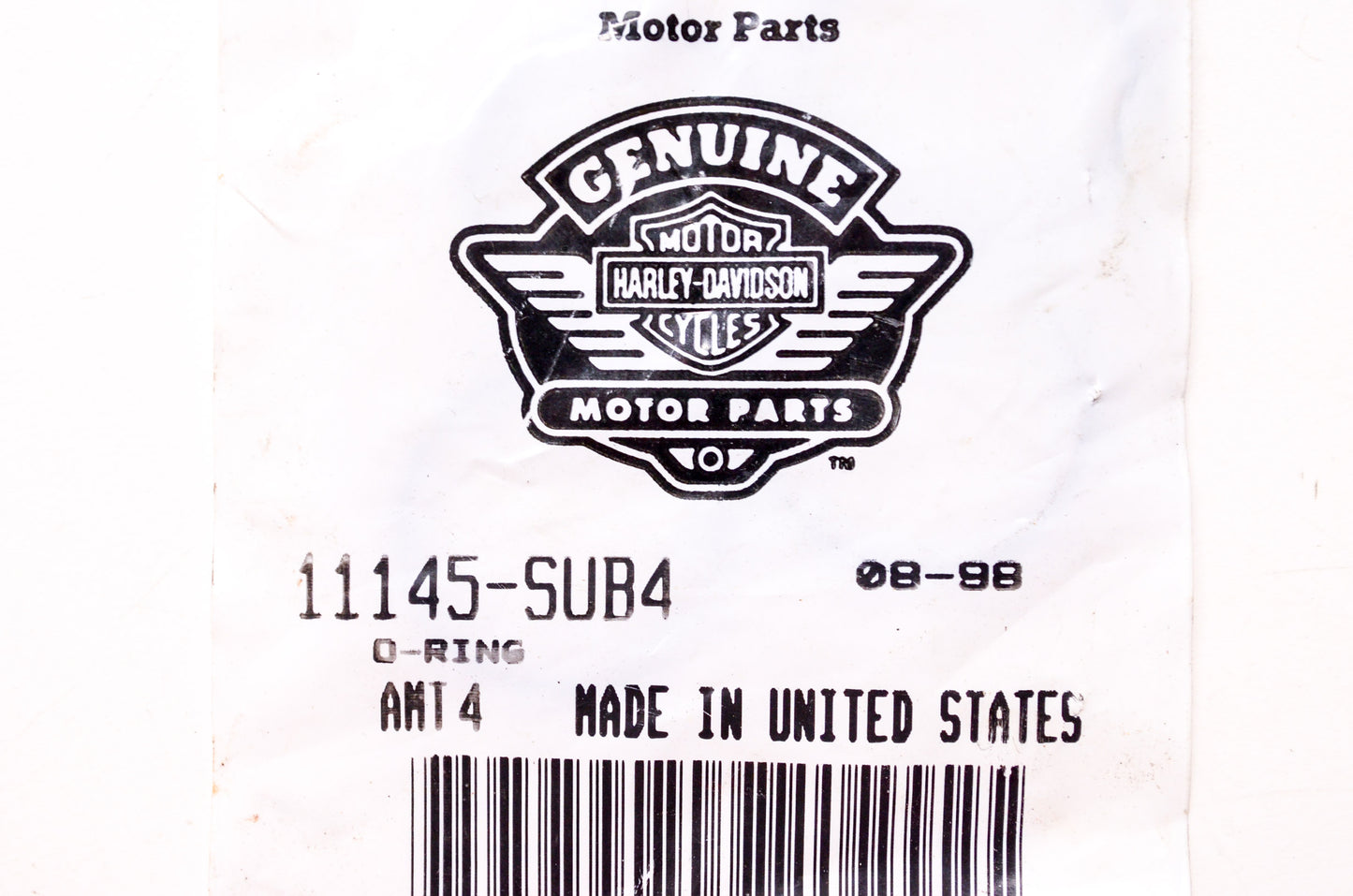 OEM Harley-Davidson 11145-SUB4 O-Ring Qty 4 NOS
