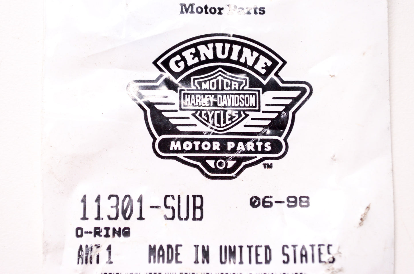 OEM Harley-Davidson 11301-SUB O-Ring NOS