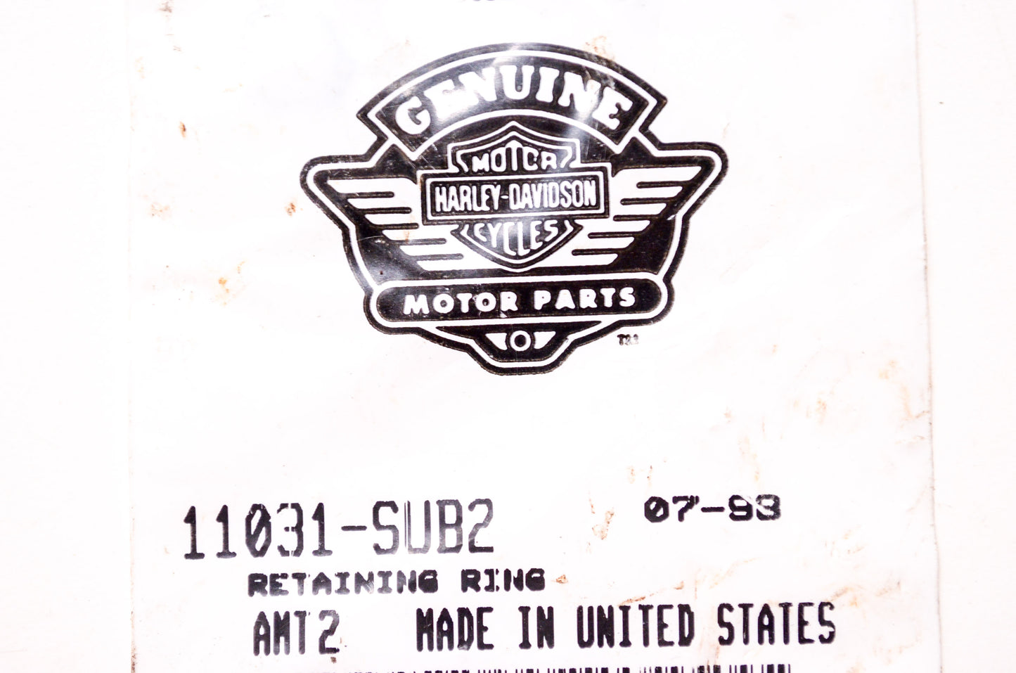 New OEM Harley Davidson Retaining Ring Qty 2 NOS