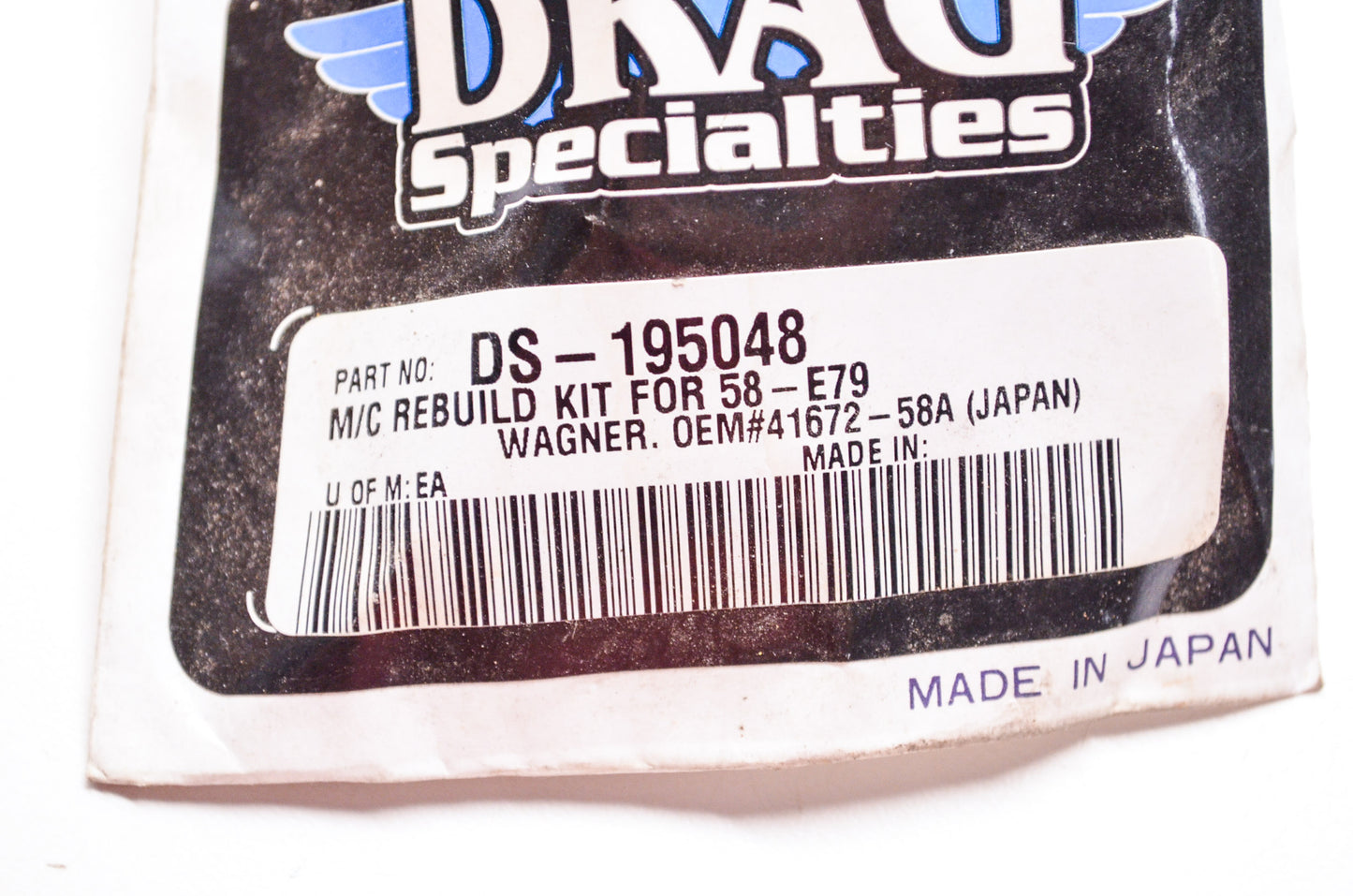 New Drag Specialties Master Cylinder Rebuild Kit Wagner NOS