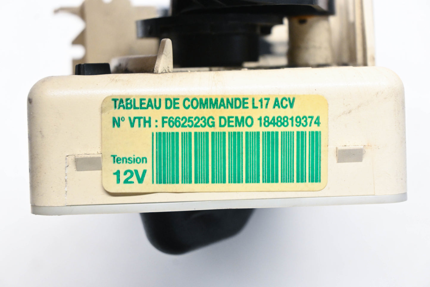 Renault F662523G, 1848819374 Valeo Temperature Control Panel Assembly