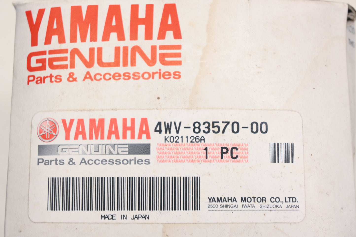 New OEM Yamaha 4WV-83570-00-00 Speedometer Gauge 70mph NOS