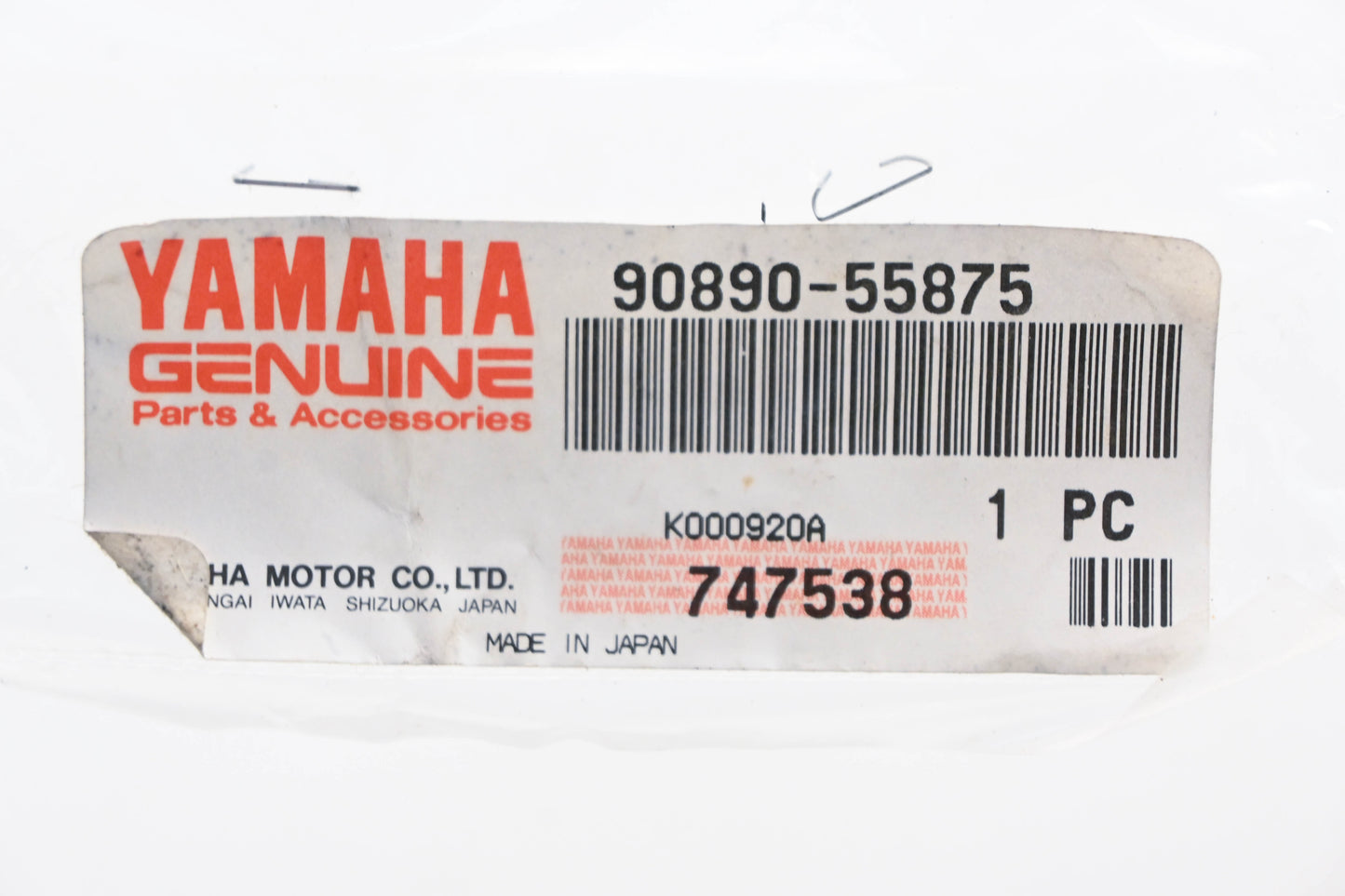 New OEM Yamaha 90890-55875-00 Key #378 NOS