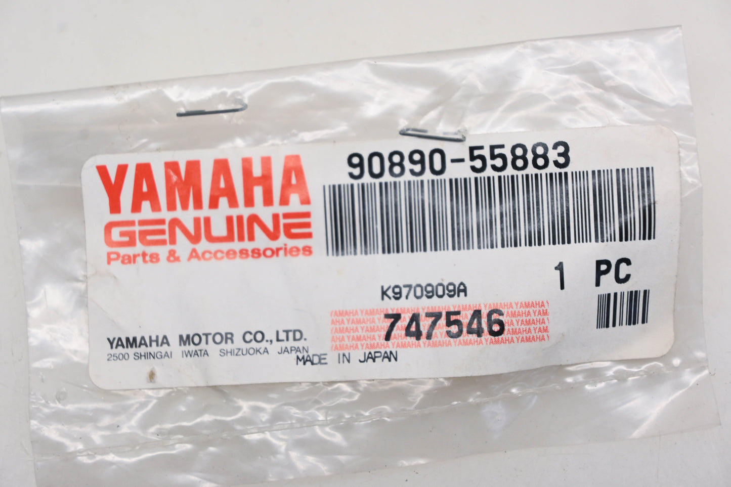 New OEM Yamaha 90890-55883-00 Key #386 NOS