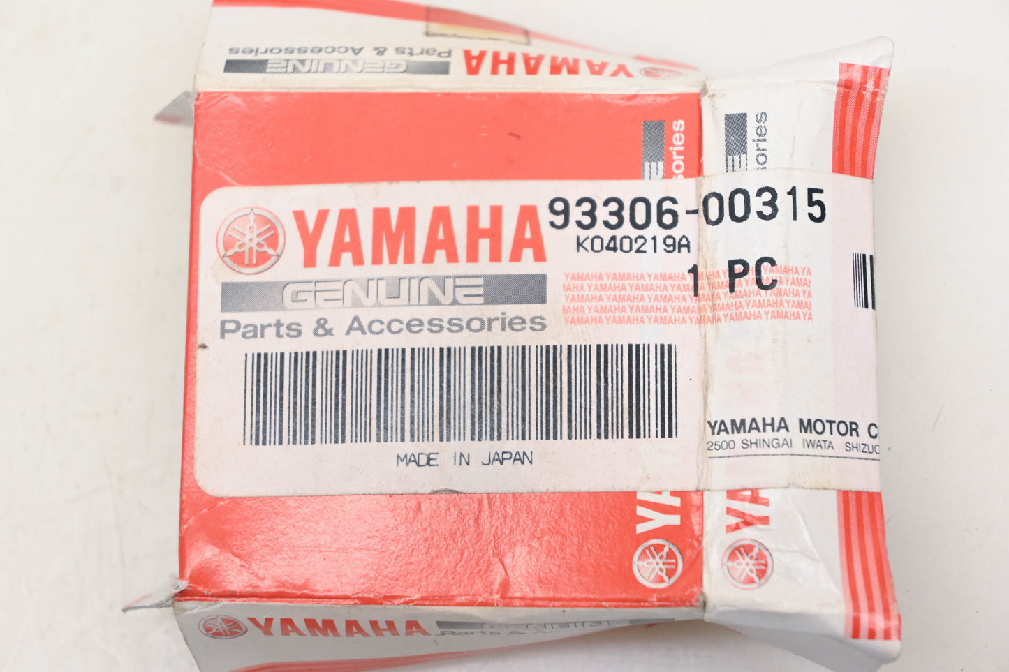 New OEM Yamaha 93306-00315-00 Koyo Ball Bearing NOS