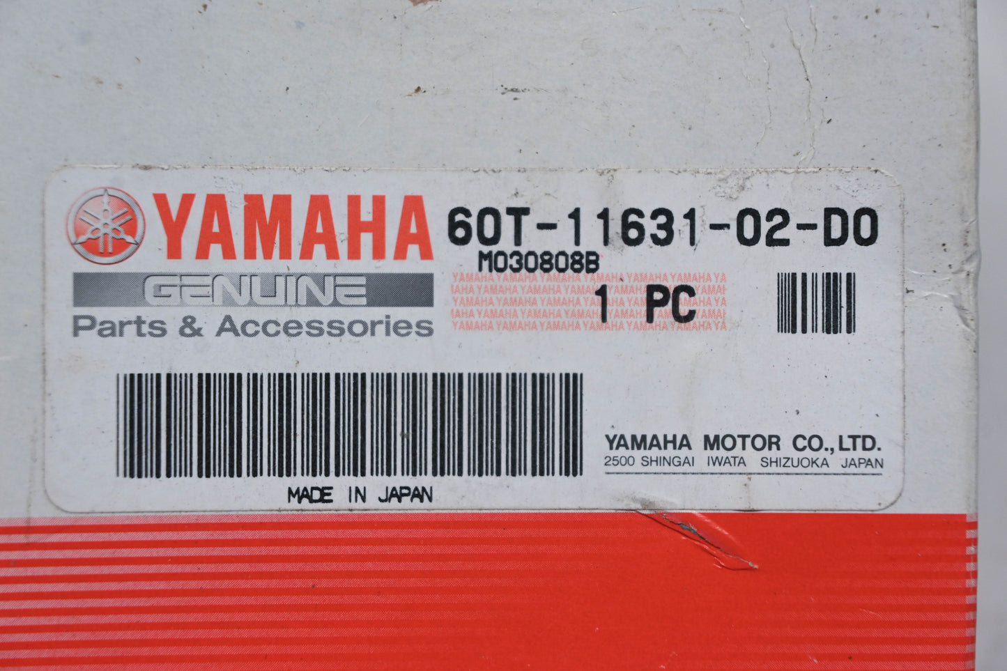 New OEM Yamaha 60T-11631-02-D0 Piston STD NOS