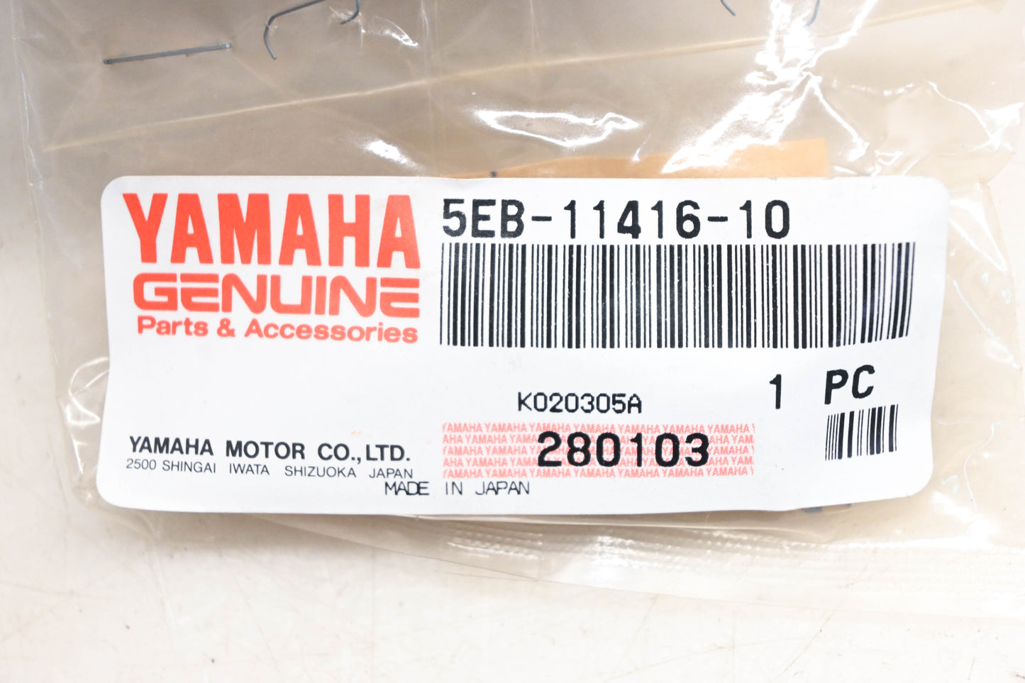 New OEM Yamaha 5EB-11416-10-00 Crankshaft Black Plane Bearing NOS