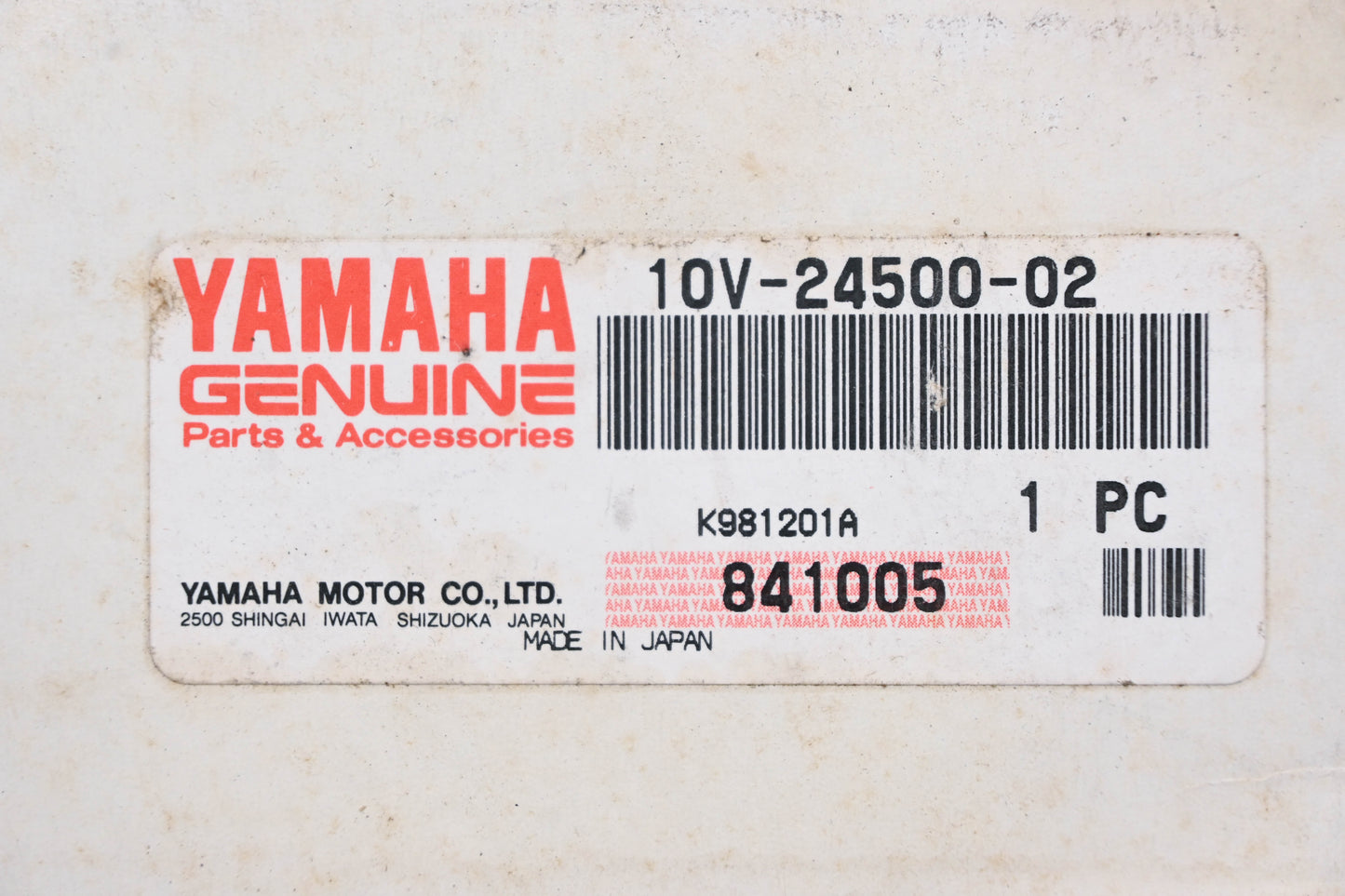 New OEM Yamaha 10V-24500-02-00 Fuel Petcock Assembly NOS