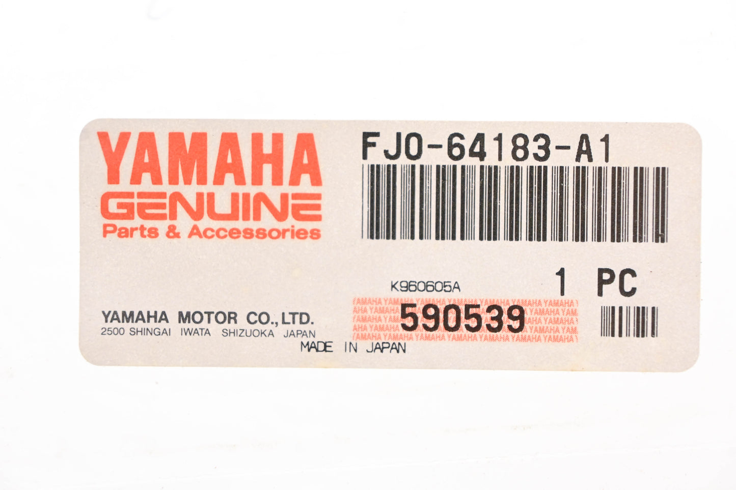 New OEM Yamaha FJ0-64183-A1-00 Caution Label Decal NOS