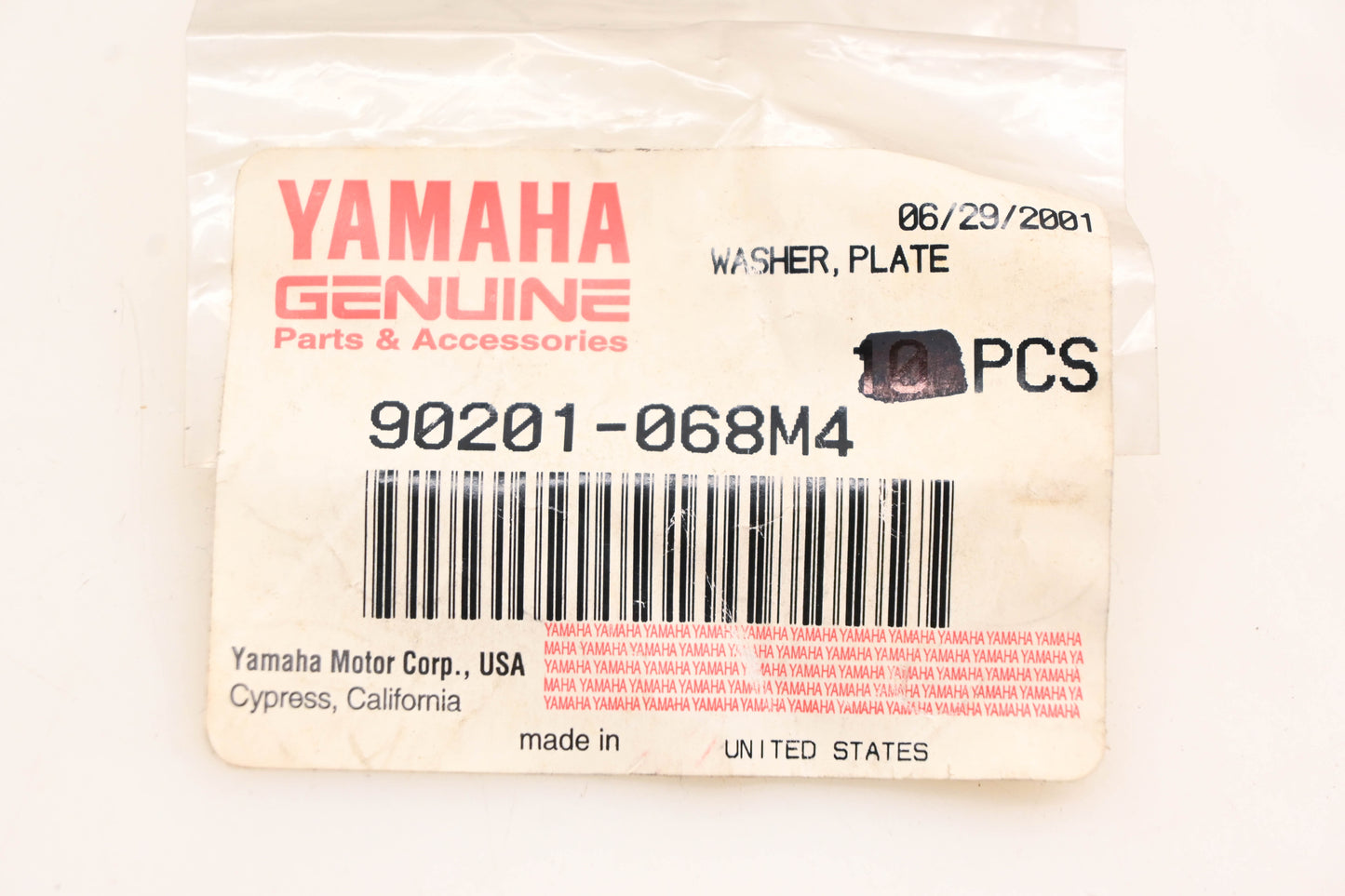 New OEM Yamaha 90201-068M4-00 Plate Washers Qty 3 NOS