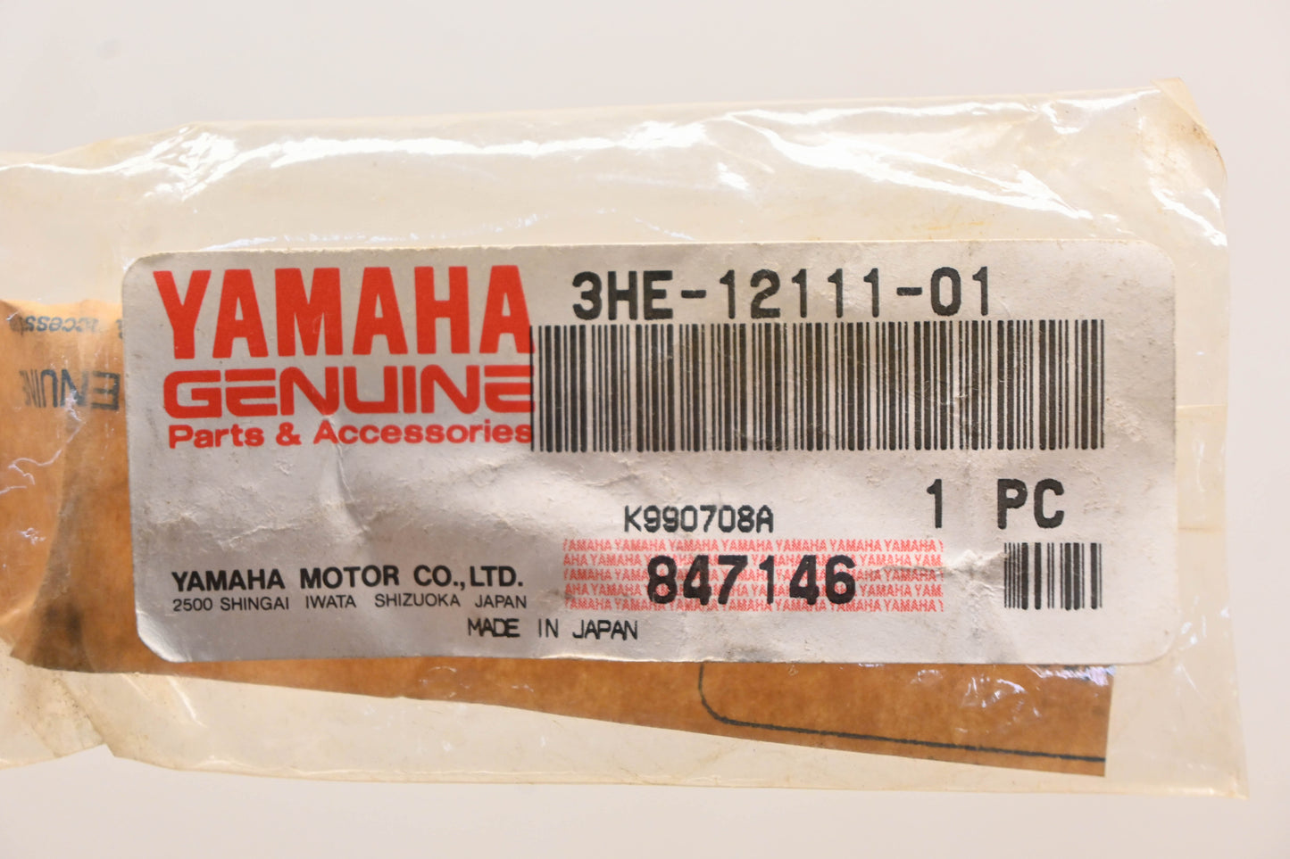 New OEM Yamaha 3HE-12111-01-00 Intake Valve NOS