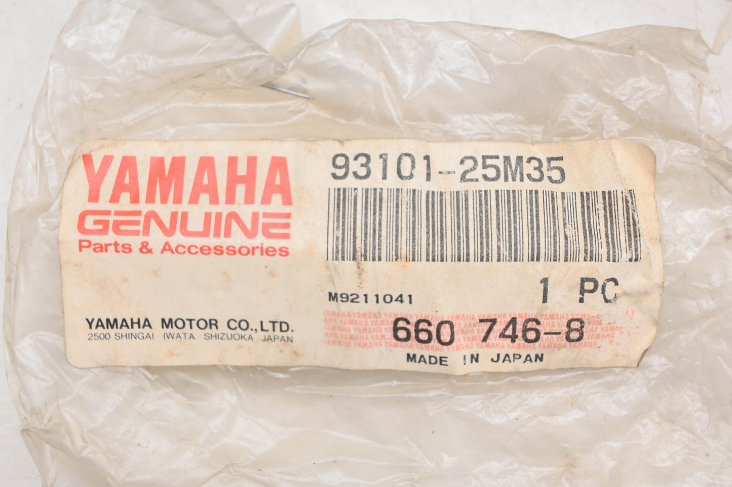 New OEM Yamaha 93101-25M35-00 Oil Seal NOS