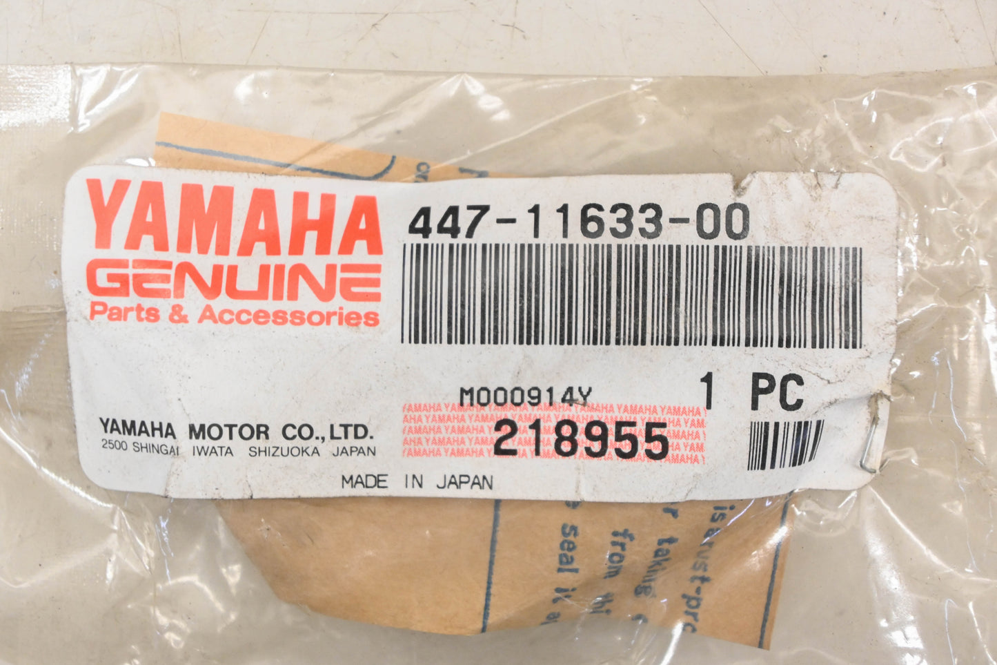 New OEM Yamaha 447-11633-00-00 Piston Wrist Pin NOS