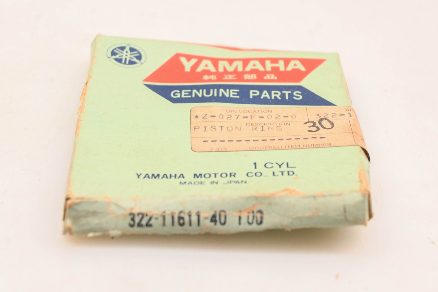 New OEM Yamaha 322-11611-40-00 Piston Ring NOS