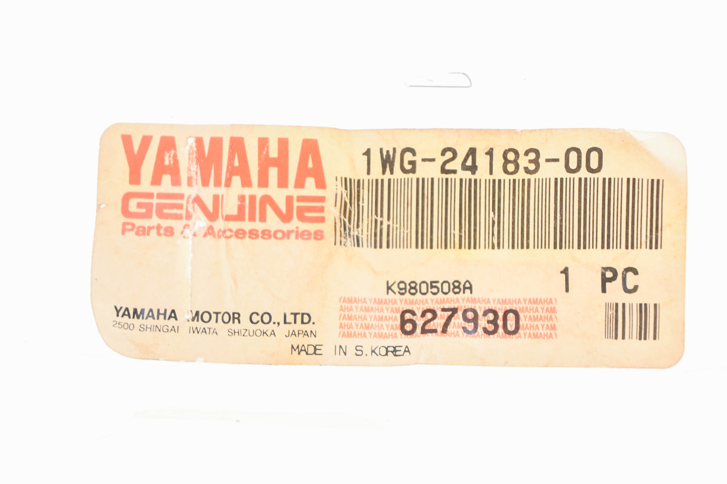 New OEM Yamaha 1WG-24183-00-00 Locating Damper NOS