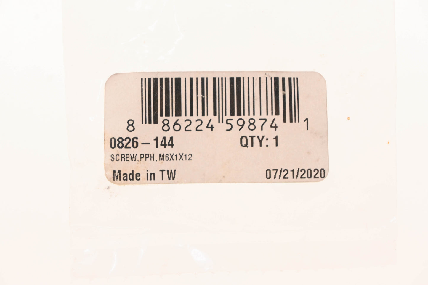 New OEM Arctic Cat 0826-144 Screw M6-1x12 NOS