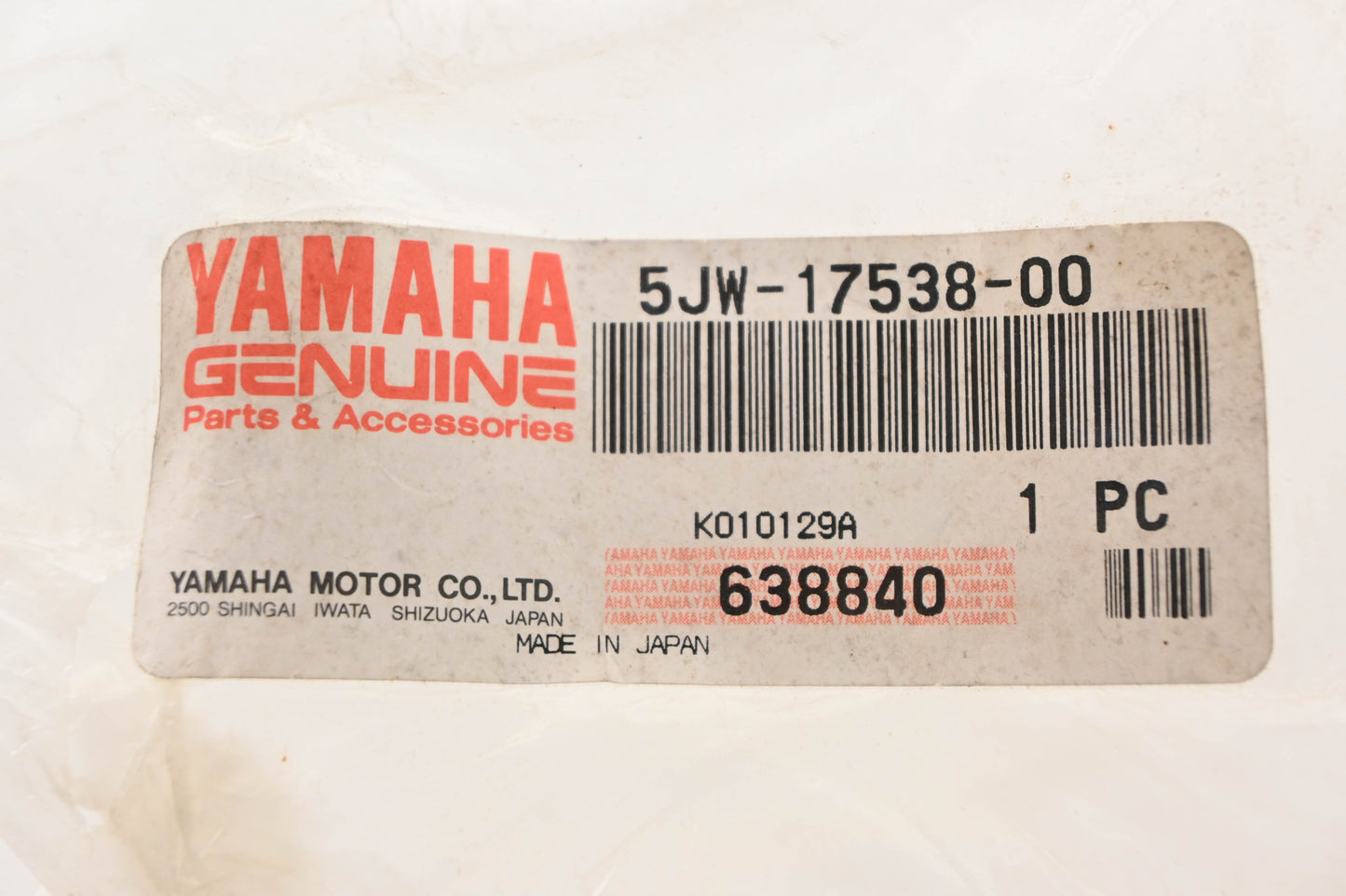 New OEM Yamaha 5JW-17538-00-00 Housing Cap NOS