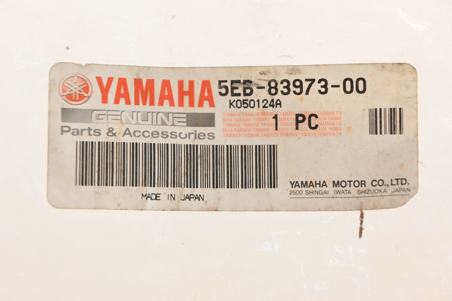 New OEM Yamaha 5EB-83973-00-00 Lefthand Headlight Signal Horn Control Switch Assembly NOS