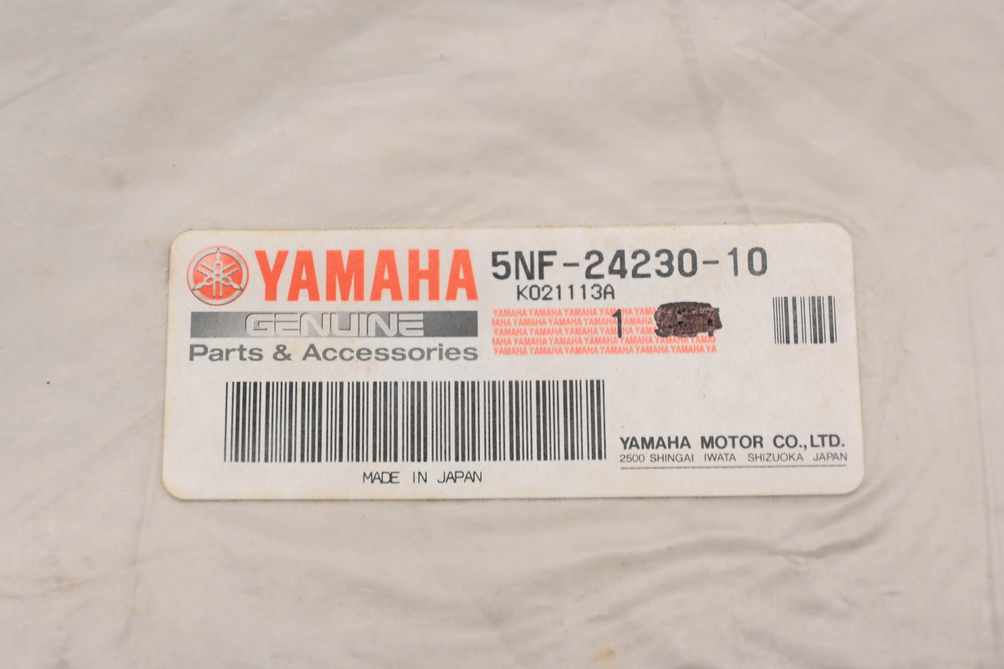New OEM Yamaha 5NF-24230-10-00 Red Emblem Decal Kit NOS
