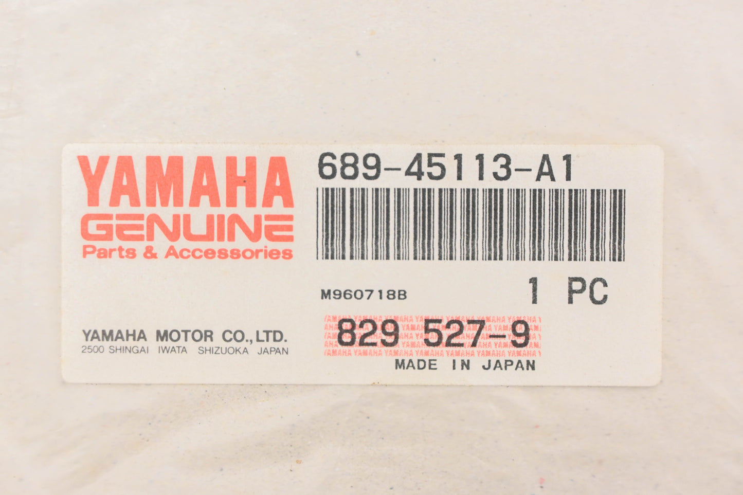 New OEM Yamaha 689-45113-A1-00 Outboard Upper Casing Gasket NOS