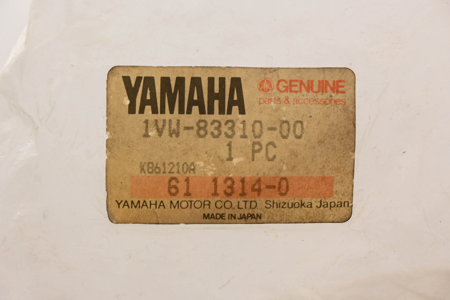 New OEM Yamaha 1VW-83310-00-00 Front Turn Signal Assembly NOS