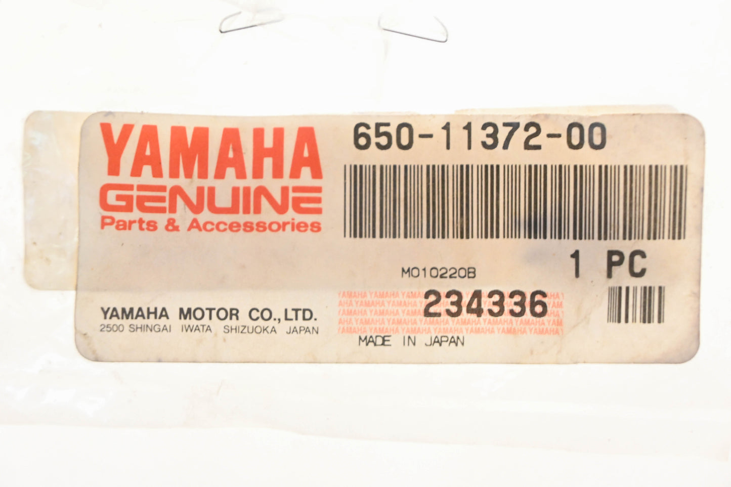 New OEM Yamaha 650-11372-00-00 Oil Injection Hose Nipple NOS