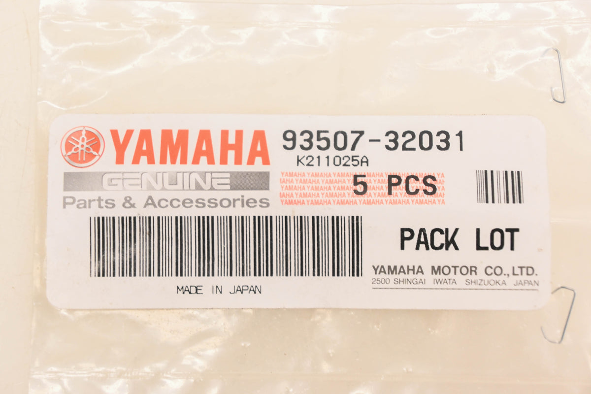 New OEM Yamaha 93507-32031-00 Ball Bearings 7/32" Qty 5 NOS