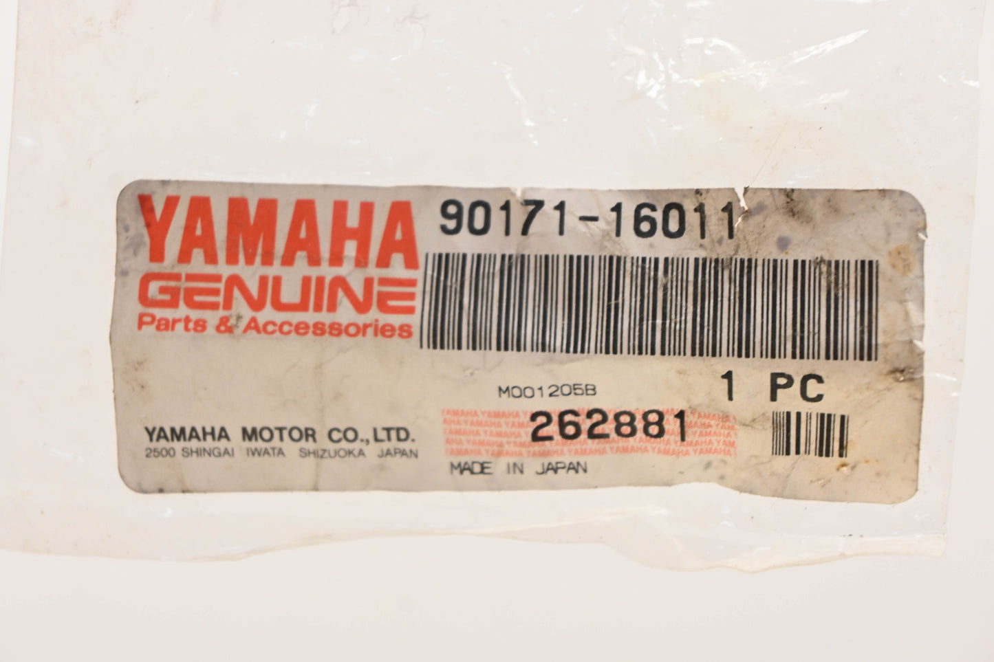 New OEM Yamaha 90171-16011-00-00 Castle Nut NOS