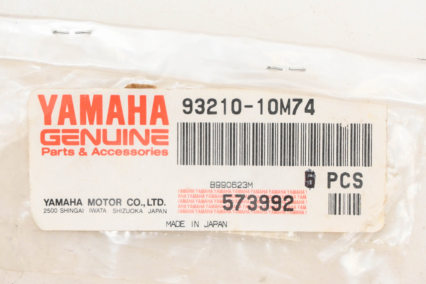 New OEM Yamaha 93210-10M74-00 O Ring NOS