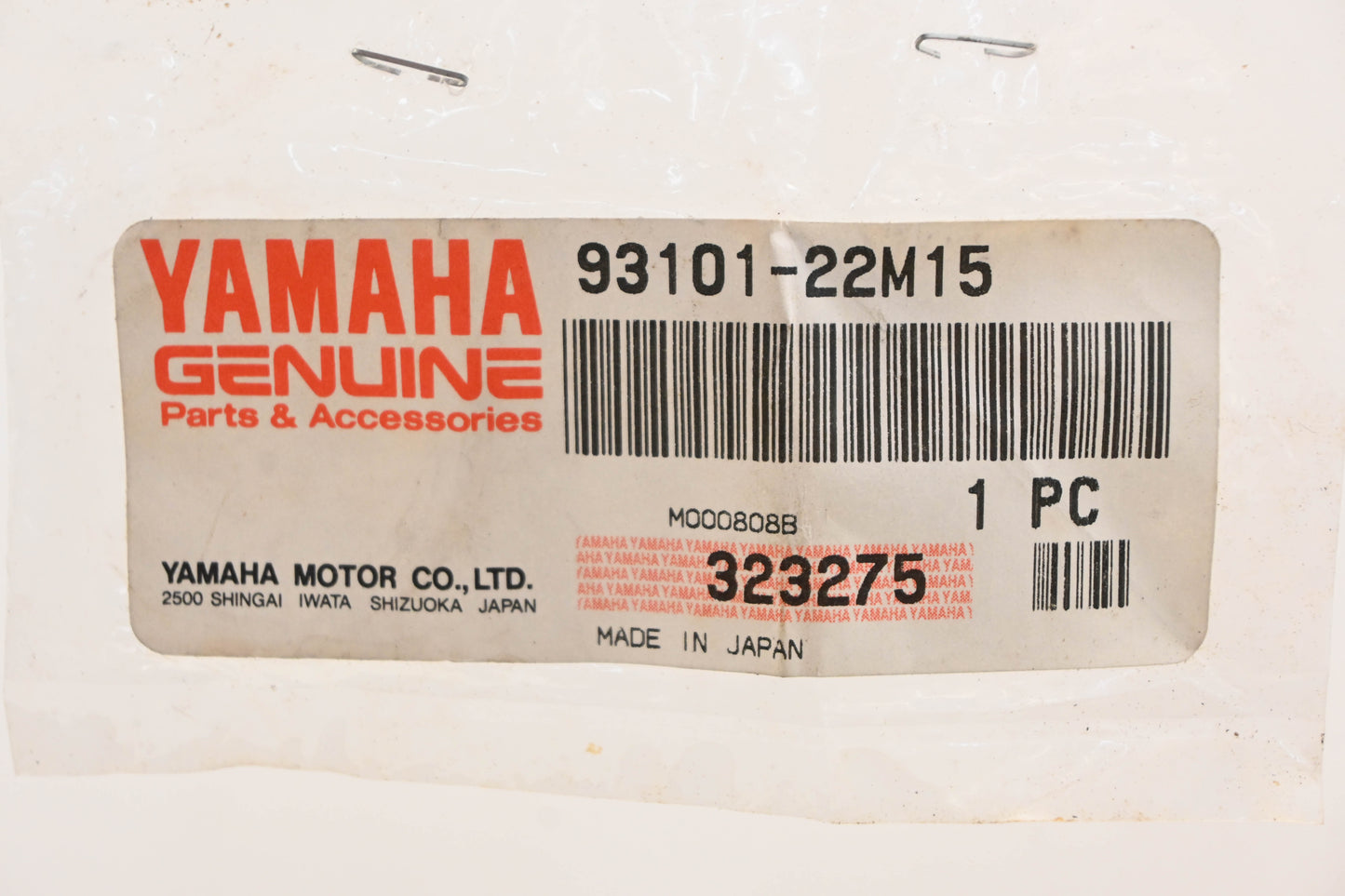 New OEM Yamaha 93101-22M15-00 S-Type Oil Seal NOS