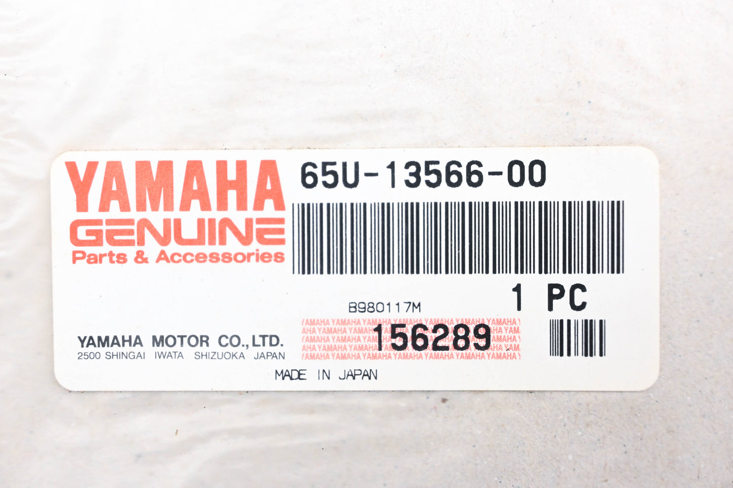 New OEM Yamaha 65U-13566-00-00 Intake Manifold Gasket NOS