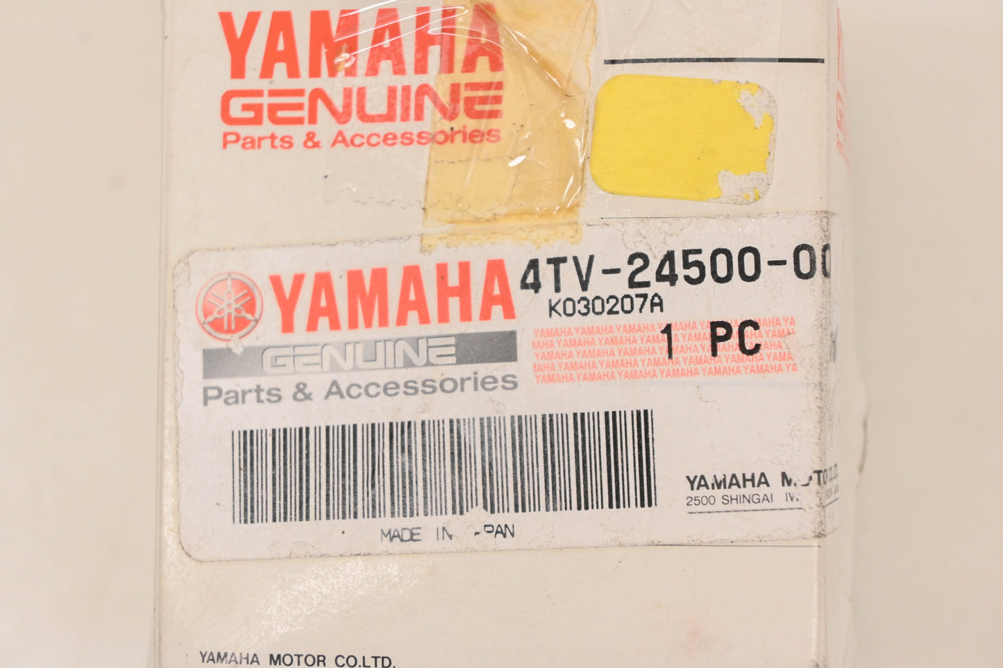 New OEM Yamaha 4TV-24500-00-00 Fuel Petcock Valve Assembly NOS