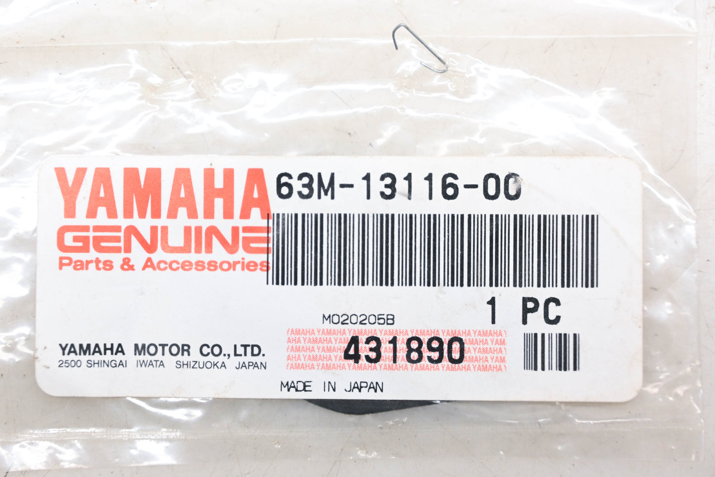 New OEM Yamaha 63M-13116-00-00 Pump Case Gasket NOS