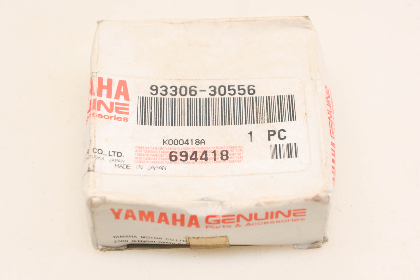 New OEM Yamaha 93306-30556-00 Koyo Crankshaft Bearing NOS