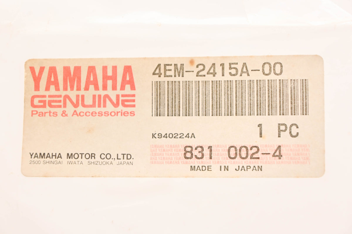 New OEM Yamaha 4EM-2415A-00-00 Caution Warning Emblem Decal NOS