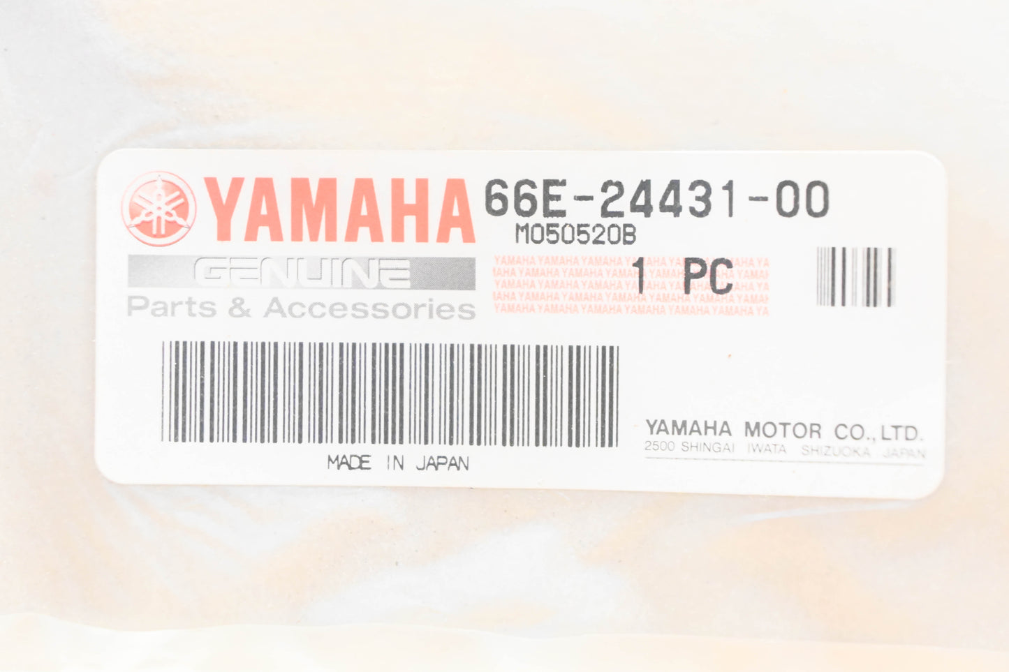 New OEM Yamaha 66E-24431-00-00 Fuel Pump Gasket NOS